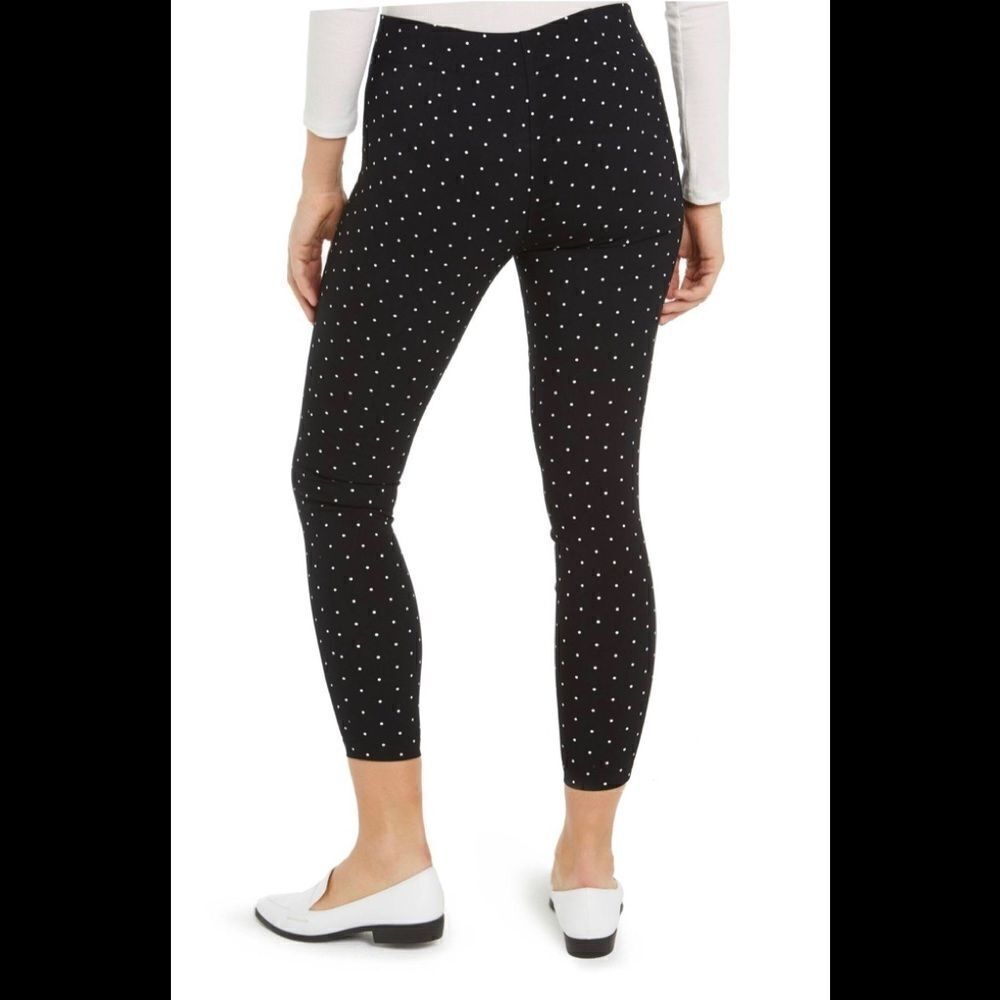 Madison Jules polka dot leggings sz L